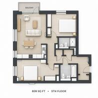 52 Sienna (2 Bed)...