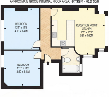 Egmont Road Sutton,  floor plan