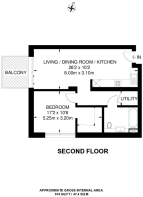 Floorplan area for info only, not for £/sq. ft valuation