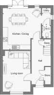 Dandara - Golwg Gwendraeth - The Ebbw, Home 129 floorplan
