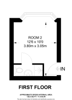 Floorplan area for info only, not for £/sq. ft valuation