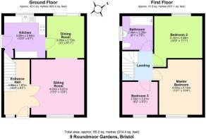 9 Roundmoor Gardens, Bristol - all floors.JPG