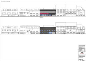 7. Existing and Proposed Street Scene WPD4525 A 24