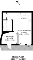 Floorplan area for info only, not for Â£/sq. ft valuation