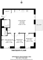 Floorplan area for info only, not for £/sq. ft valuation