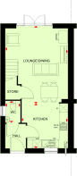 Ground floor plan of the hollywell