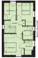 Moresby first floor plan at Holly View