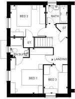 Hadley Standard First Floorplan