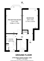 Floorplan area for info only, not for £/sq. ft valuation
