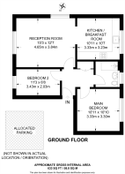 Floorplan area for info only, not for £/sq. ft valuation