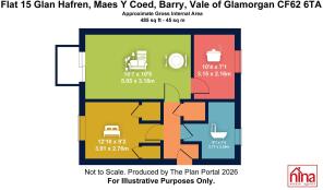 Flat 15 Glan Hafren Maes Y Coed Barry Vale of Glam