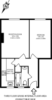 Floorplan area for info only, not for £/sq. ft valuation
