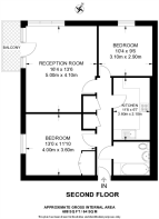 Floorplan area for info only, not for £/sq. ft valuation