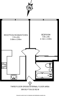 Floorplan area for info only, not for £/sq. ft valuation
