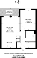 Floorplan area for info only, not for £/sq. ft valuation