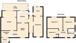 47 Maes Hyfryd, Glan Conwy - all floors.JPG