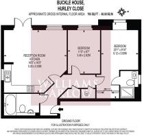 Flat 1 Buckle House, 1, Hurley Close, Banstead, SM