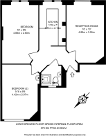 Floorplan area for info only, not for £/sq. ft valuation