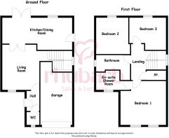 Lindale Lane, Wrenthorpe - Floorplan