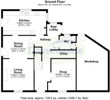 Spye Park Cottage, Tormarton - Ground Floor.JPG