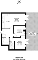 Floorplan area for info only, not for £/sq. ft valuation