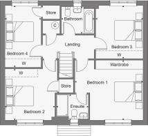 Dandara - Meadow View - The Chartwell, Home 169 floorplan