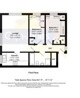 Floorplan - Flat 11 Richmond Court Sea Lane Rustin