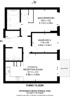 Floorplan area for info only, not for £/sq. ft valuation