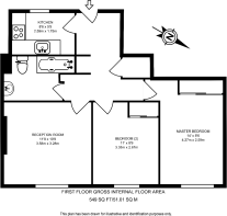 Floorplan area for info only, not for £/sq. ft valuation