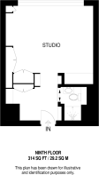 Floorplan area for info only, not for £/sq. ft valuation