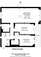 Floorplan area for info only, not for £/sq. ft valuation