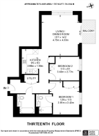 Floorplan area for info only, not for £/sq. ft valuation