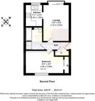 Floorplan - Flat 29, Pharos Quay, River Road, Litt