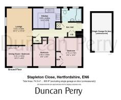 22 Stapleton Close, Hertfordshire, EN6 - floor pla