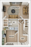 3D - Ground floor