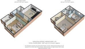 Honiston Avenue - 3D Floor Plan