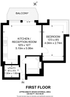 Floorplan area for info only, not for £/sq. ft valuation