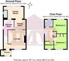 Floor Plan for 48 Narrow Lane, Llandudno Junction.