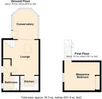 2D Floor Plan 43 Nant Yr Efail, Glan Conwy - all f