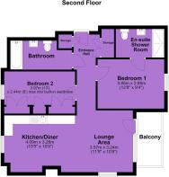 Apt 204 Suburb Green, Old Trafford - all floors.JP