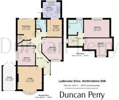 32 Ladbrooke Drive, Hertfordshire EN6 - floor plan