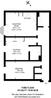 Floorplan area for info only, not for £/sq. ft valuation
