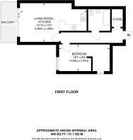 Floorplan area for info only, not for £/sq. ft valuation