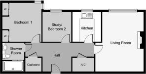 Apartment 44, Aspen Court - Floorplan
