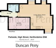 30a Parkside, High Street, Hertfordshire EN6 - flo