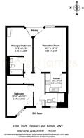 Flat 33, Titan Court, 1, Flower Lane, London, Barn