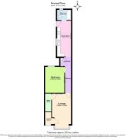 Floor Plan - Ground Floor Flat. 224 Station Road B