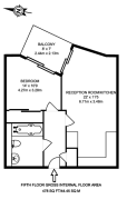 Floorplan area for info only, not for £/sq. ft valuation