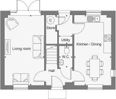 Dandara - Manor Park - The Lancaster, Home 40 floorplan