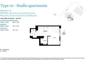 803 Hampton Tower - Floor Plan